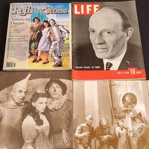WIZARD OF OZ POSTERS AMD MAGAZINES